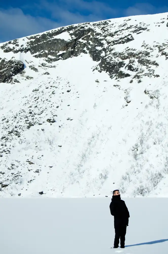frozen lake